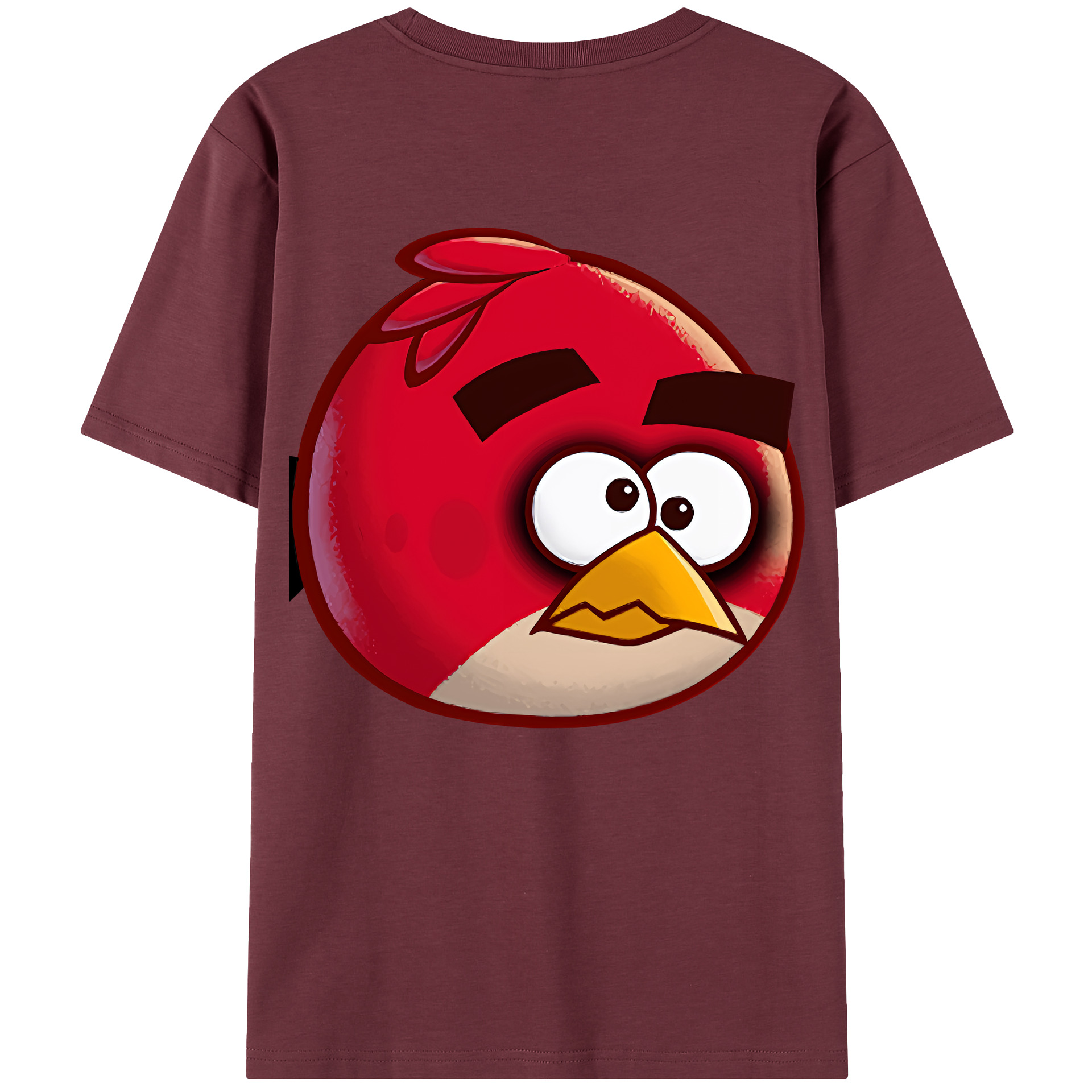 （画像用） Angry Birds アングリーバード 綿100％半袖Tシャツ（背面プリント）